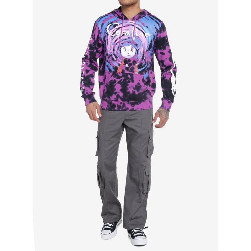 【E1】全新Coraline Tunnel Tie-Dye Hoodie SZ L-細節圖2