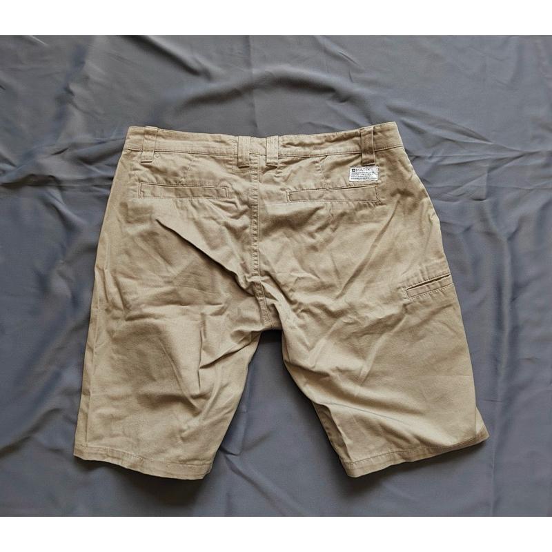 二手古著Vintage西海岸滑板大牌Matix卡其短褲 SZ 32-細節圖4