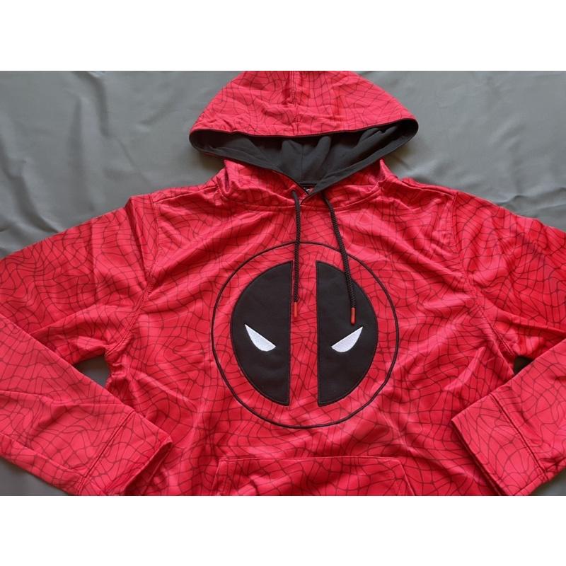 【J1】全新Marvel死侍Deadpool Logo帽T SZ S-細節圖2