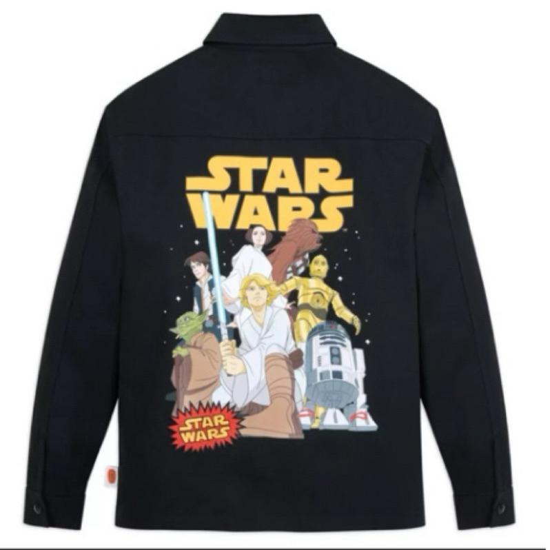 全新Disney迪士尼星際大戰Star Wars Twill Jacket襯衫外套 SZ L-細節圖2