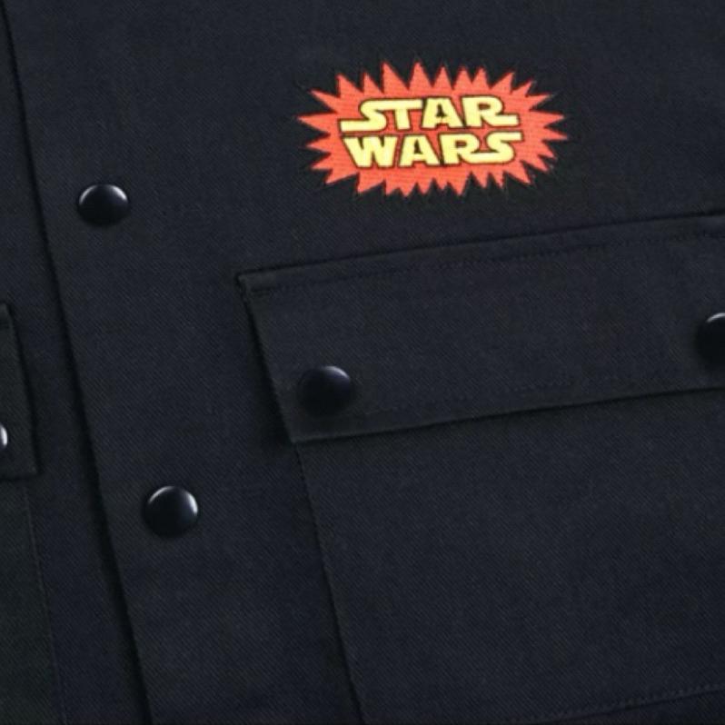 全新Disney迪士尼星際大戰Star Wars Twill Jacket襯衫外套 SZ L-細節圖3