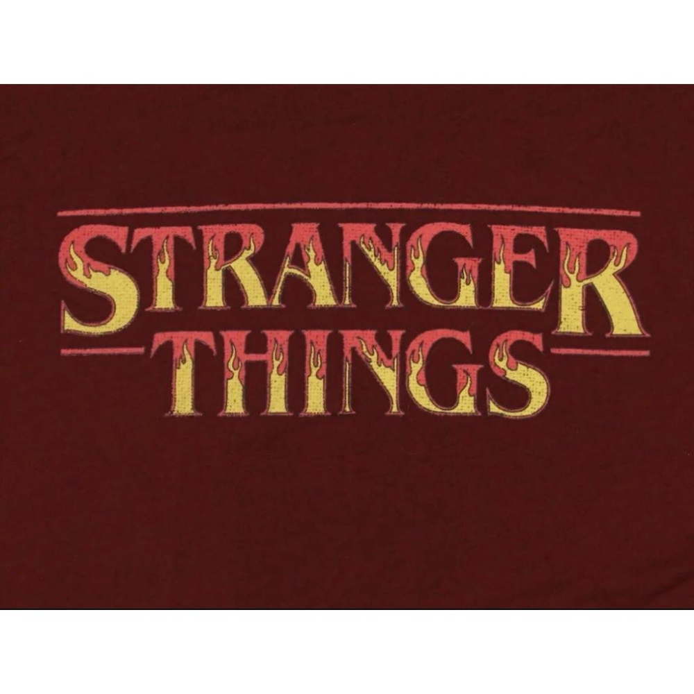 全新怪奇物語Stranger Things薄連帽長T SZ L-細節圖2