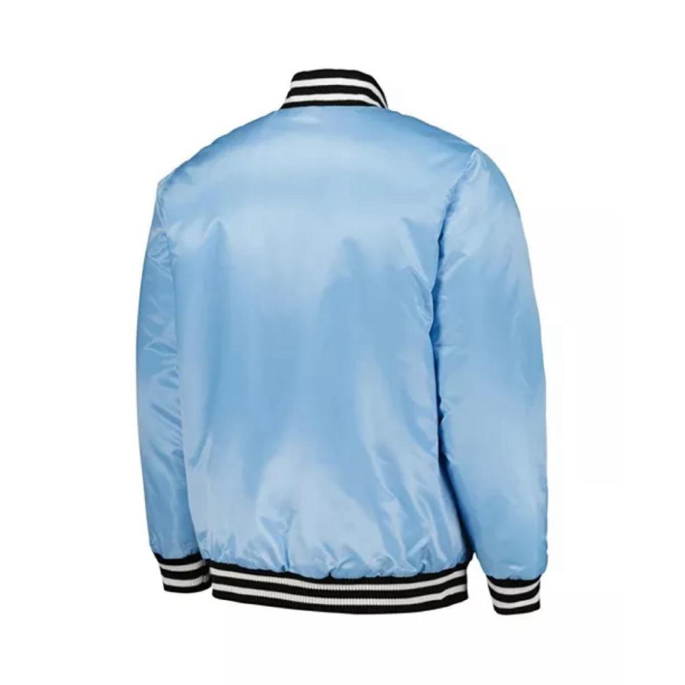 全新Starter MLB Chicago Cubs Retro Satin芝加哥小熊復古棒球外套 SZ L-細節圖2