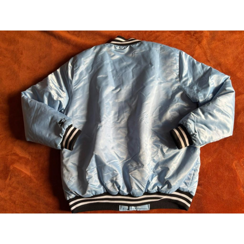 全新Starter MLB Chicago Cubs Retro Satin芝加哥小熊復古棒球外套 SZ L-細節圖7