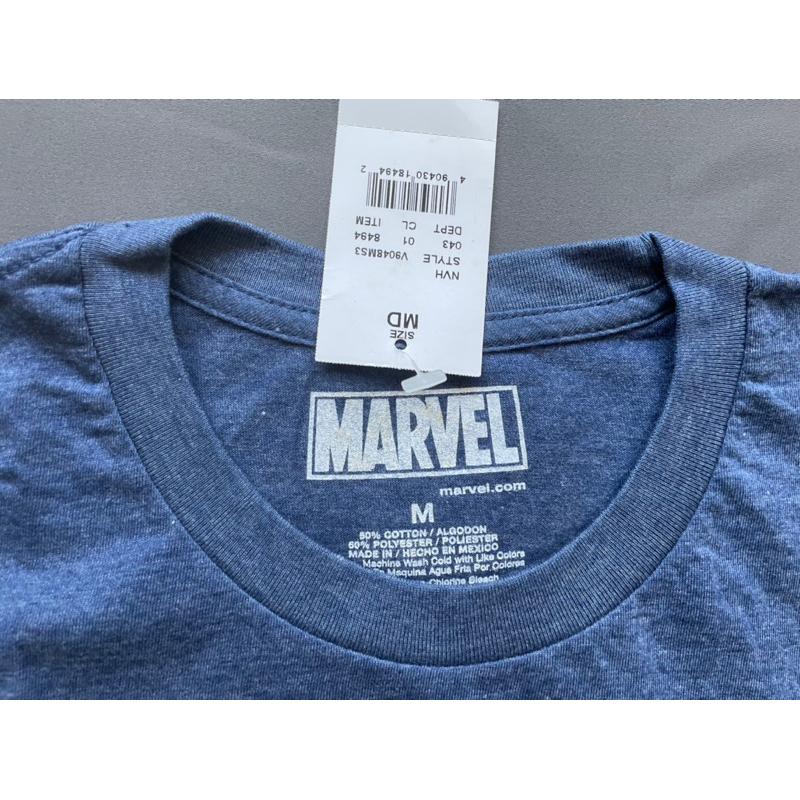【H4】全新Marvel漫威美國隊長Captain America Iogo短T SZ M-細節圖3