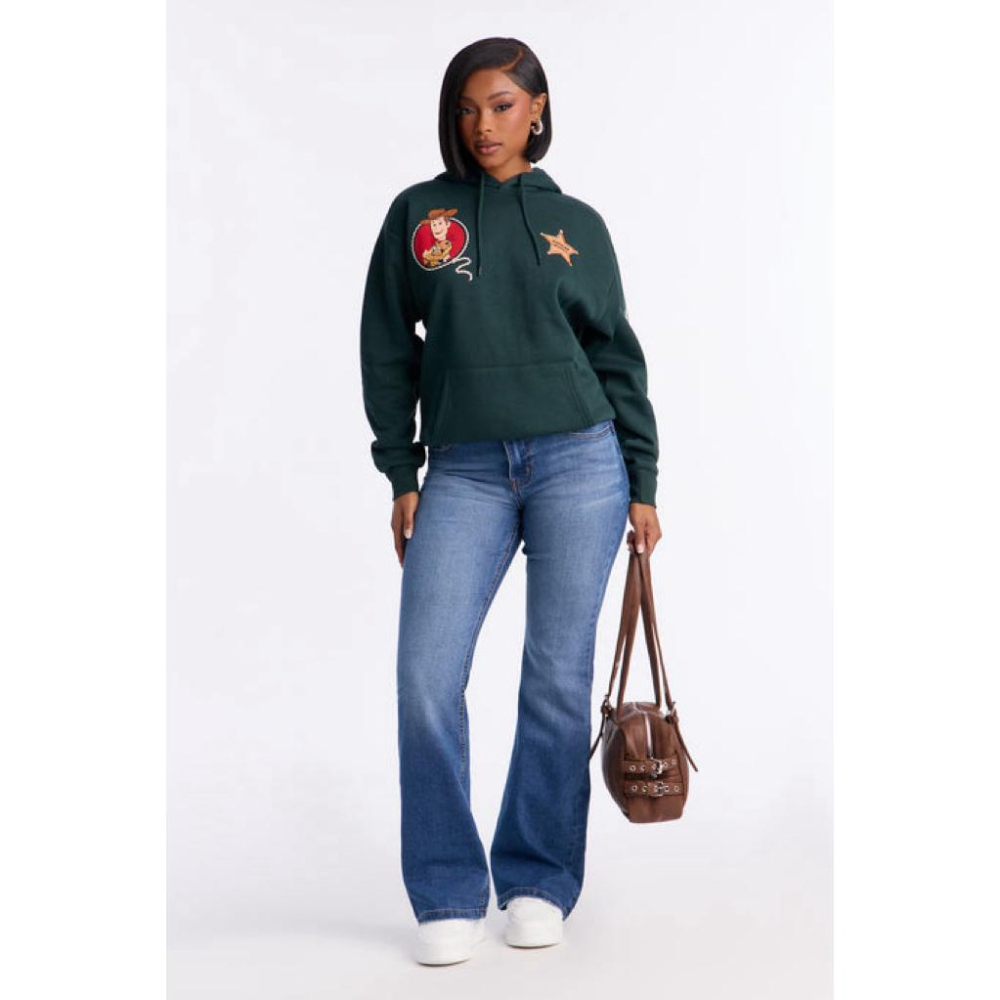 全新Disney迪士尼玩具總動員Pixar Toy Story Woody＇s Rodeo Club Hoodie M-細節圖2