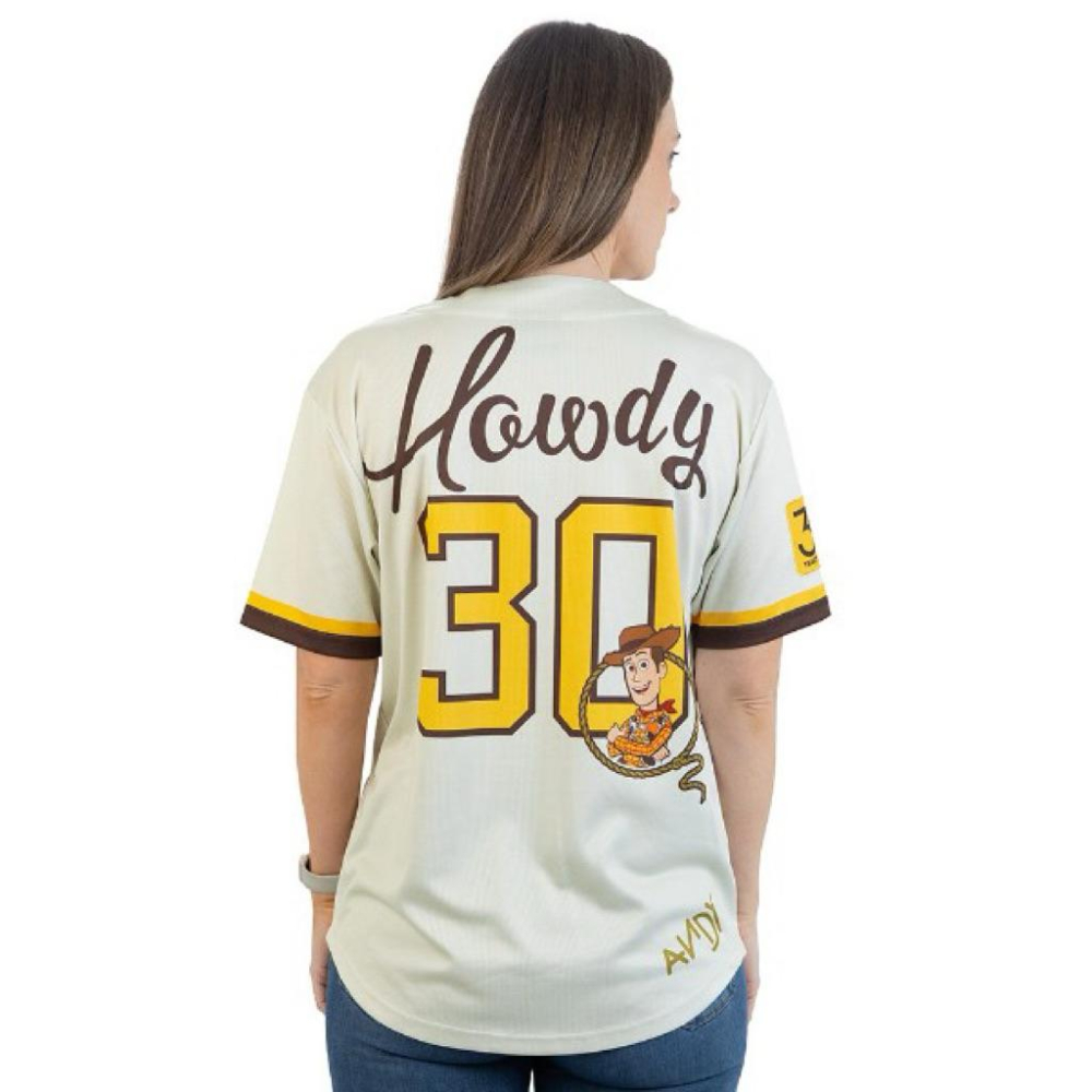 全新玩具總動員Pixar Toy Story - Yee Haw Baseball Jersey棒球球衣 SZ L-細節圖2