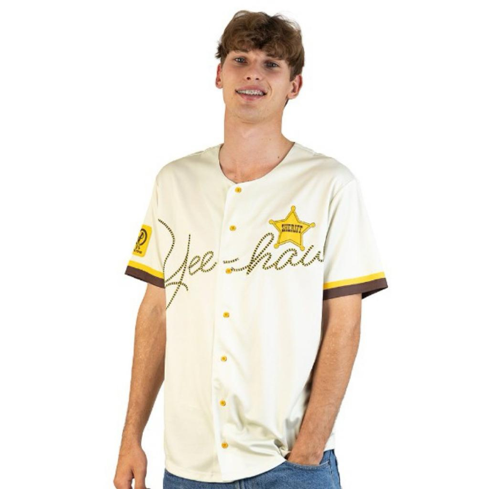 全新玩具總動員Pixar Toy Story - Yee Haw Baseball Jersey棒球球衣 SZ L-細節圖3