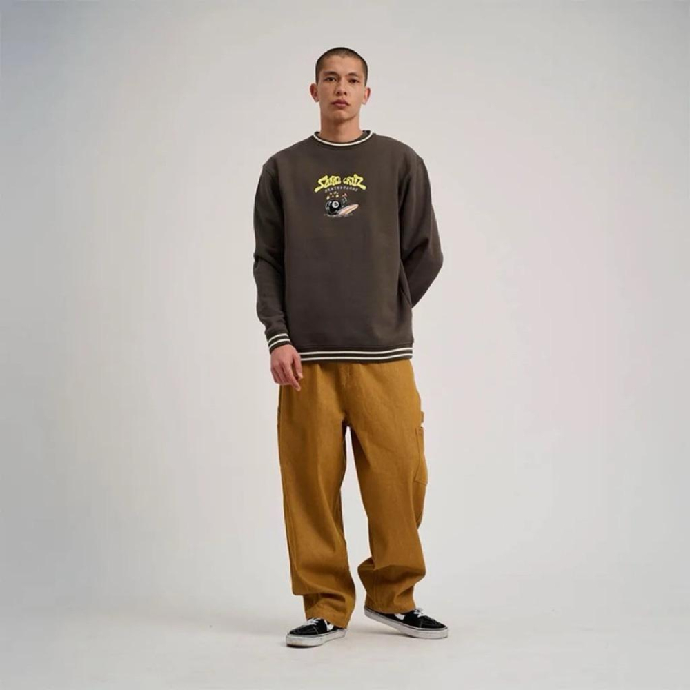 全新西海岸滑板大牌Santa Cruz Winkowski Surf Front Crew Sweatshirt M-細節圖3