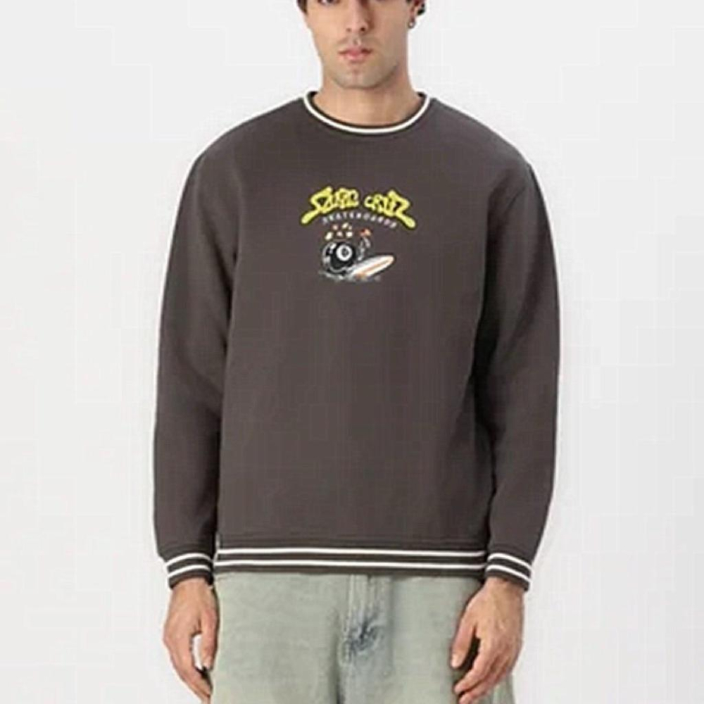 全新西海岸滑板大牌Santa Cruz Winkowski Surf Front Crew Sweatshirt M-細節圖4