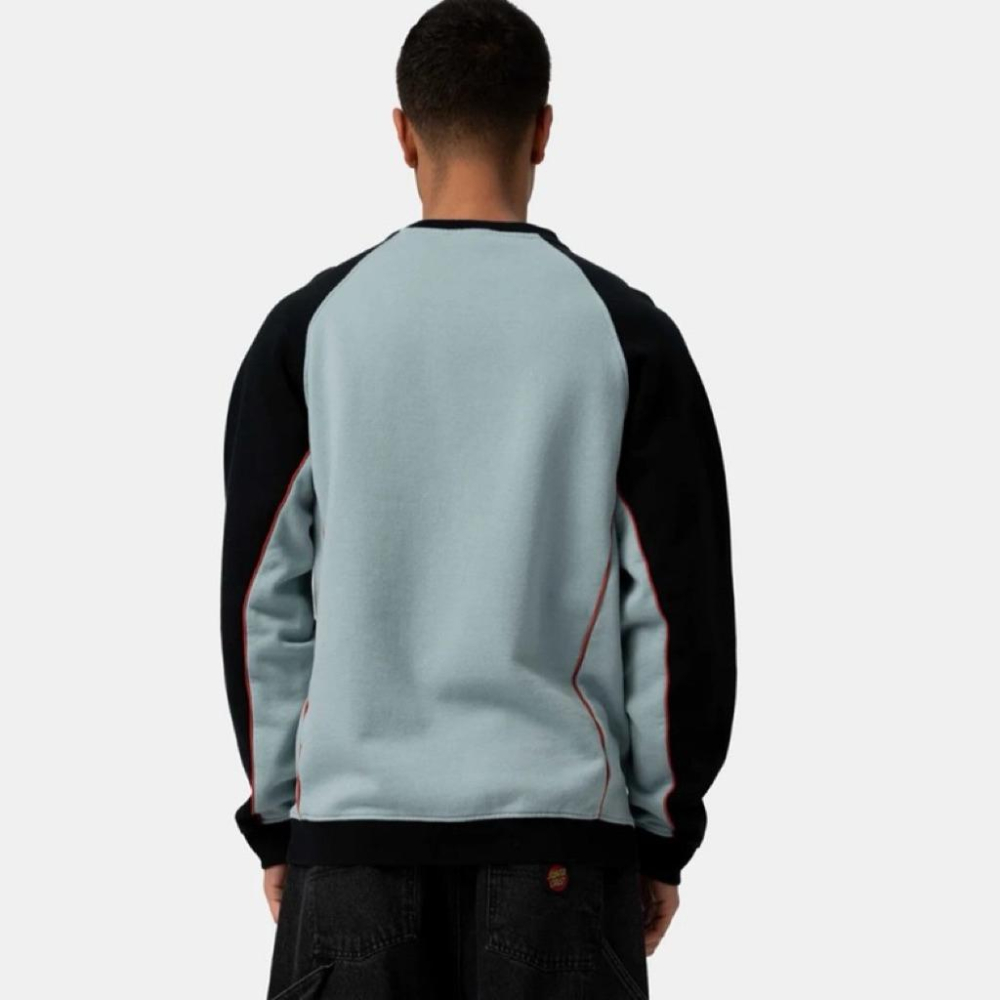 全新西海岸滑板大牌Santa Cruz raglan logo crewneck sweatshirt SZ M-細節圖3