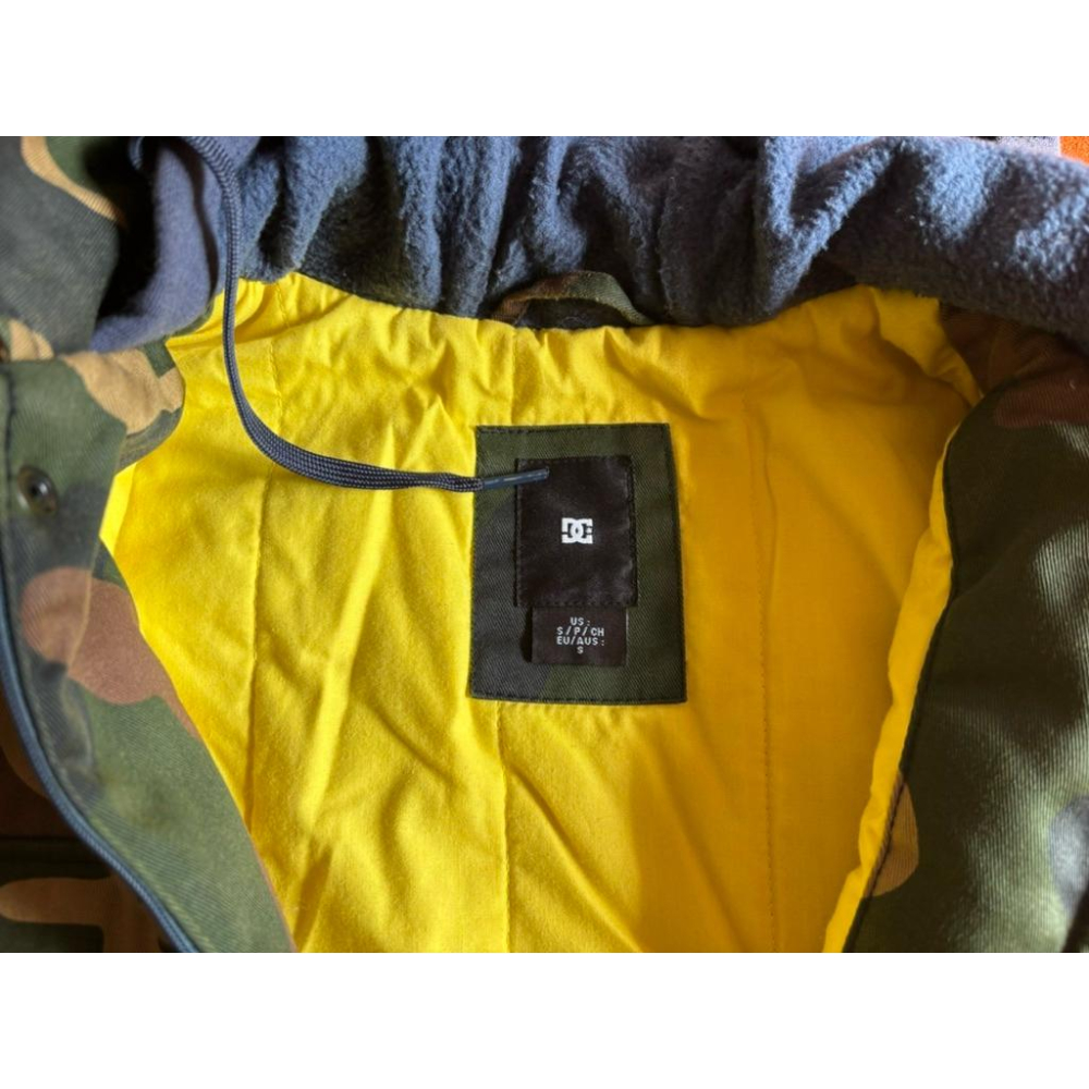 二手滑板大牌DC迷彩滑雪服外套 SZ S-細節圖4