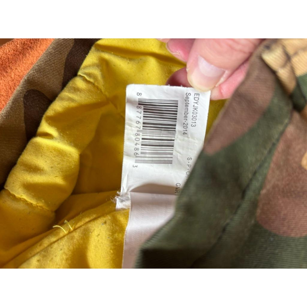 二手滑板大牌DC迷彩滑雪服外套 SZ S-細節圖5