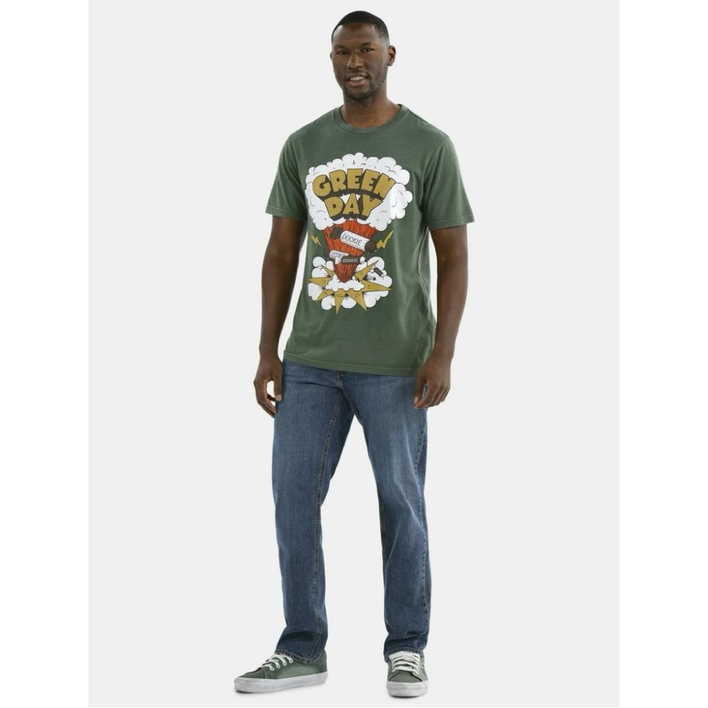 全新Green Day 年輕歲月合唱團Dookie短T SZ L/XL-細節圖2