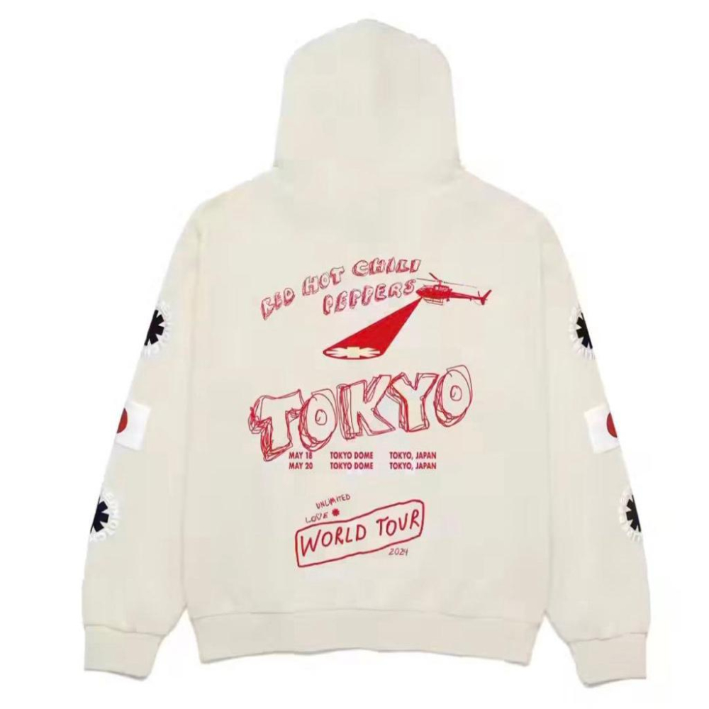 【J4】全新Red Hot Chili Peppers嗆辣紅椒帽TGutteral Scream Hoodie SZ M-細節圖3