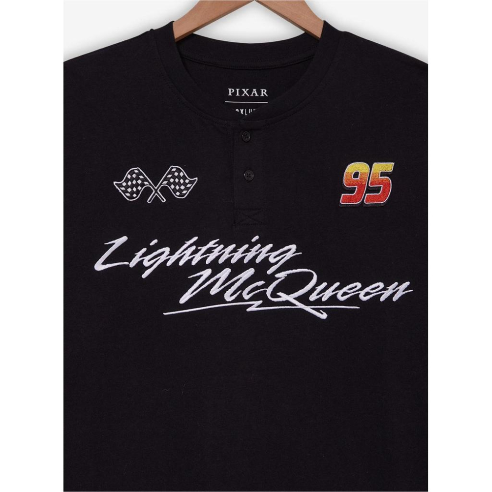 全新Disney Pixar Cars Lightning McQueen 閃電麥坤BoxLunch薄長T SZ L-細節圖3
