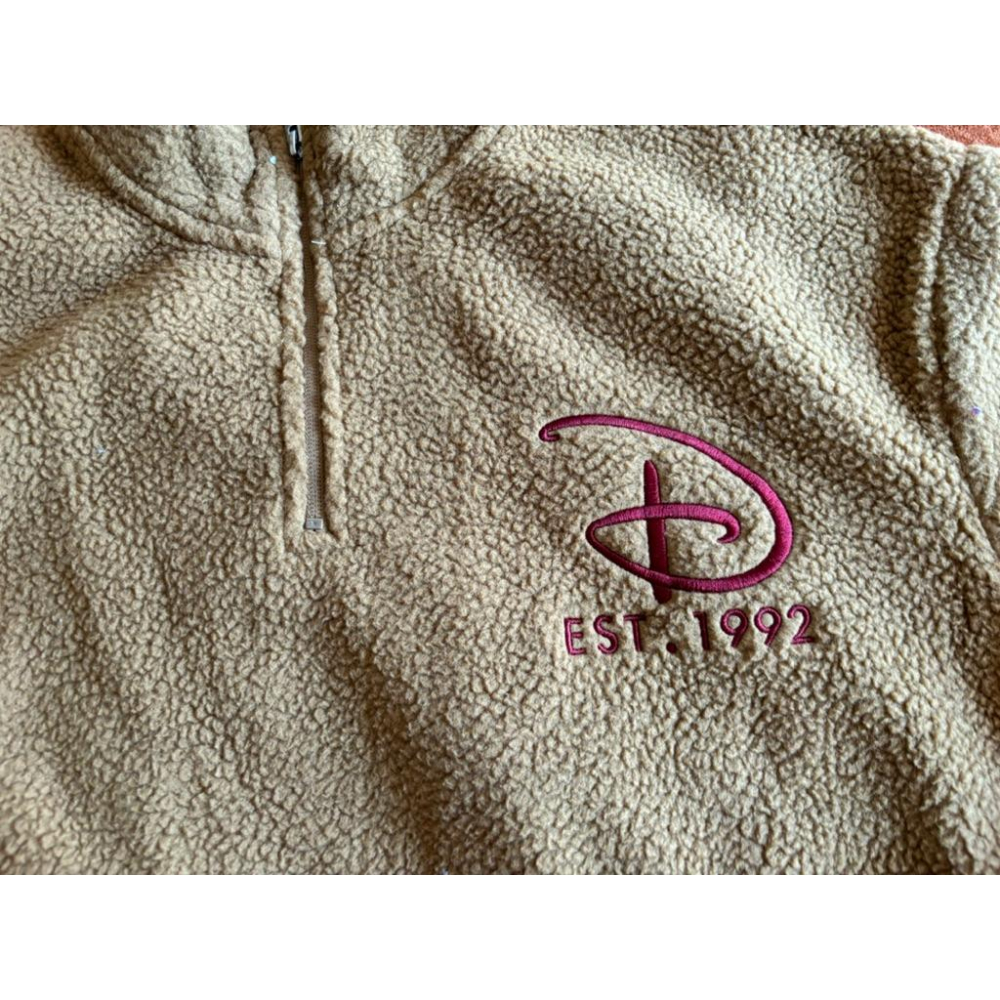 全新白雪公主Disney Snow White Grumpy Sherpa Pullover刷毛大學T SZ M-細節圖2