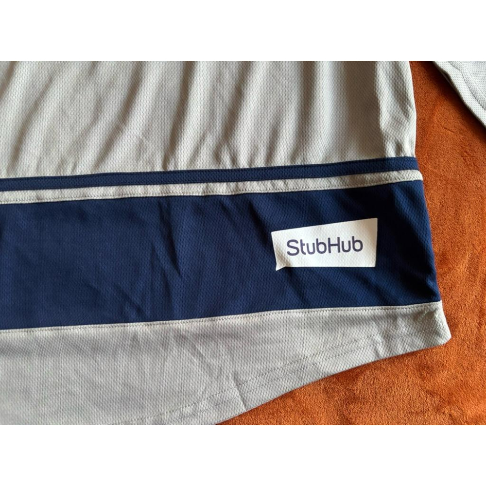 全新紐約洋基冰球球衣NY YANKEESBRONX NEW YORK STUBHUB SZ XL-細節圖2