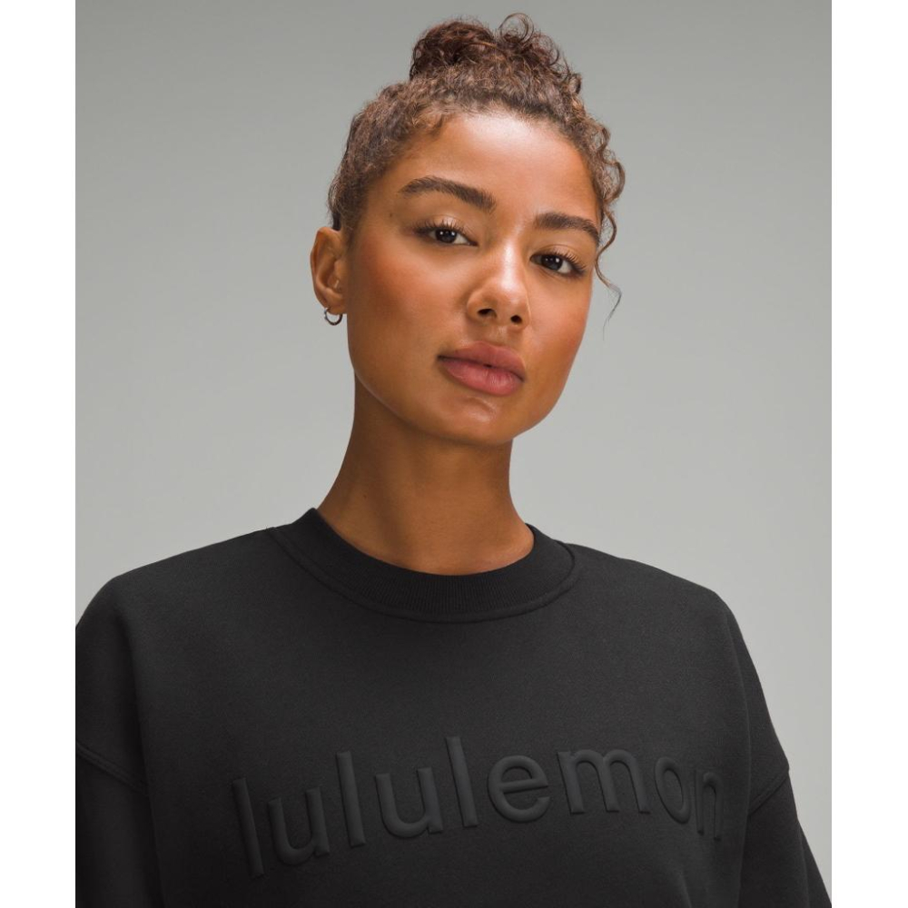 二手lululemon Perfectly Oversized Crew *Fleece大學T SZ 4-細節圖4