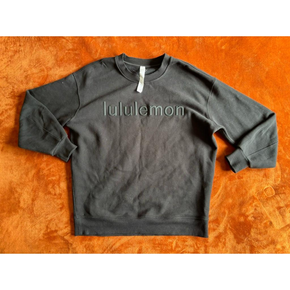 二手lululemon Perfectly Oversized Crew *Fleece大學T SZ 4-細節圖5