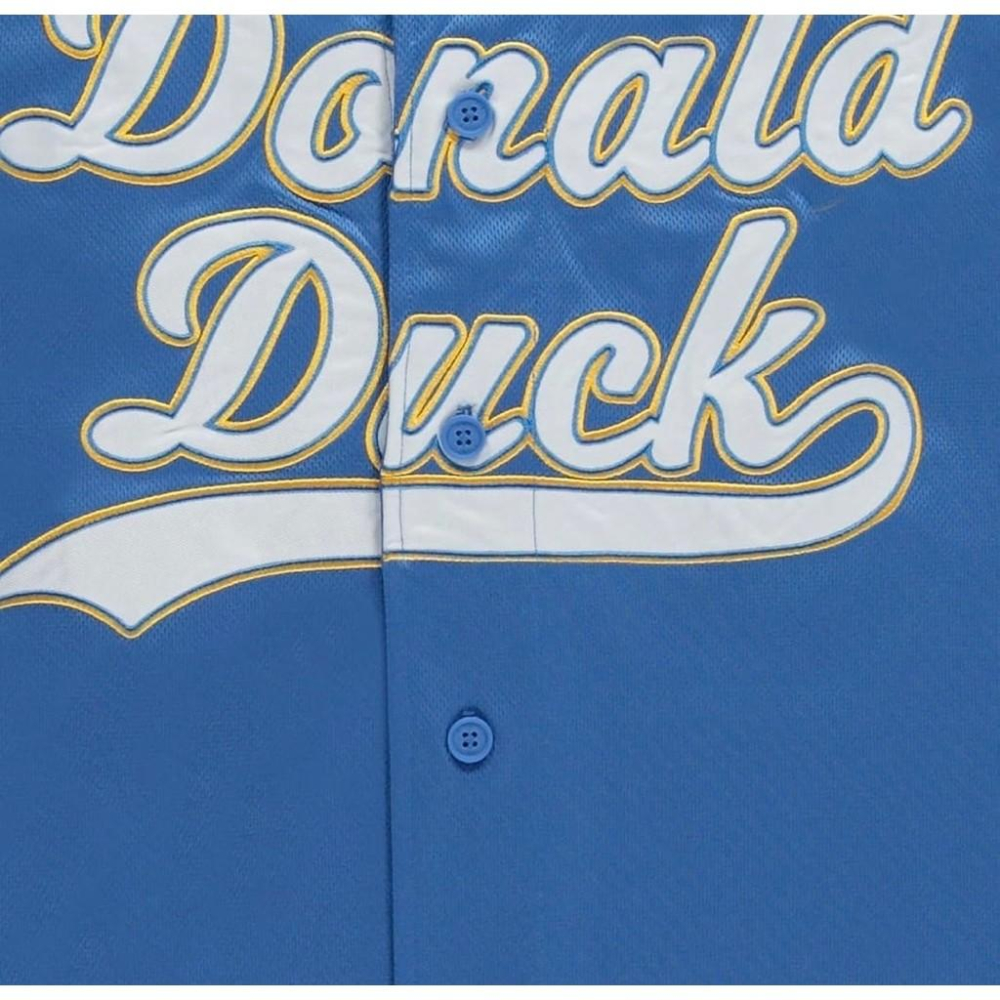全新迪士尼Disney唐老鴨Donald Duck棒球球衣 SZ L-細節圖5