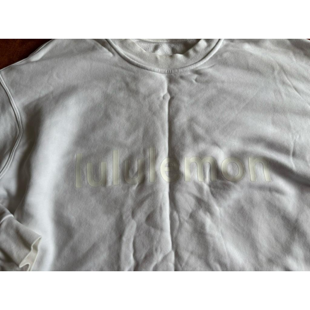 二手lululemon Perfectly Oversized Crew 大學T LW3EYVS SZ 6-細節圖6