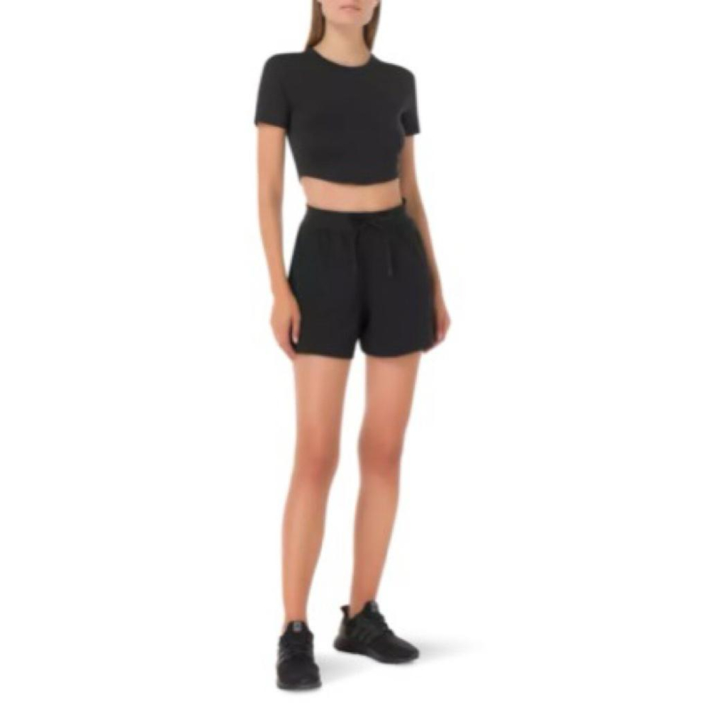 二手LULULEMON Hold Tight Cropped T-Shirt LW3GS1S SZ 4-細節圖2