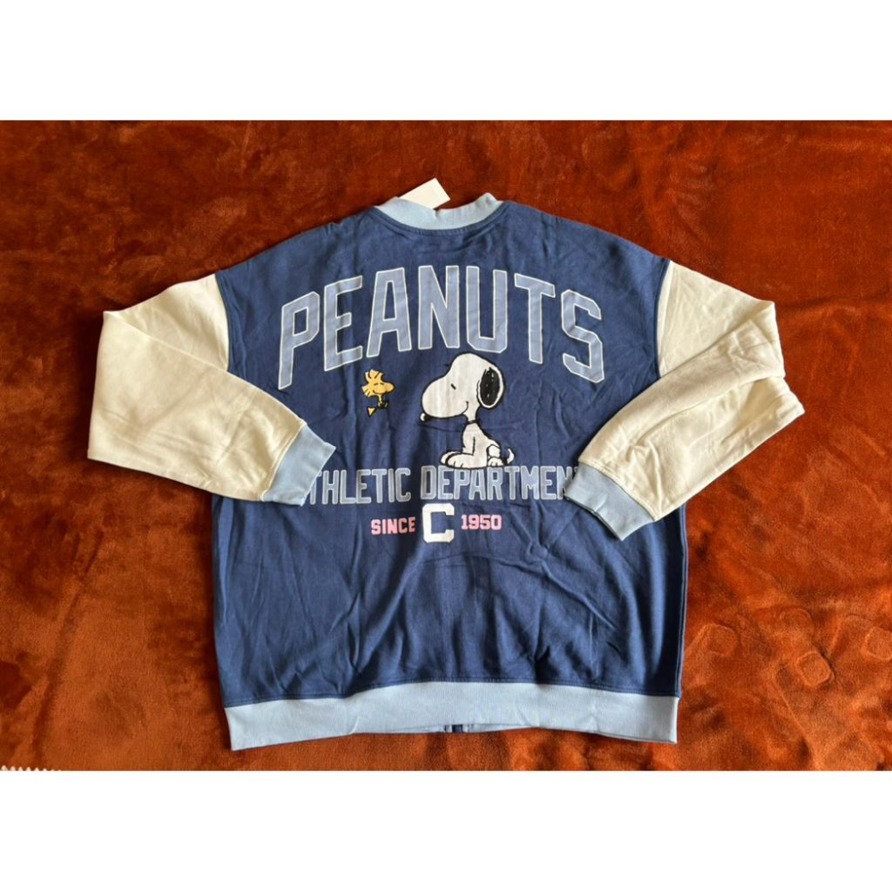 全新官方Peanuts Snoopy史努比棒球外套 SZ L-細節圖4