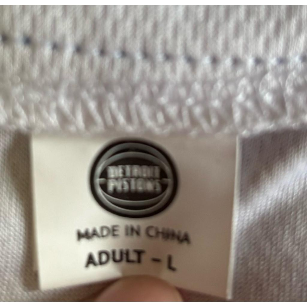 全新底特律活塞Detroit Pistons Hebrew希伯來文 313棒球球衣 SZ L-細節圖3