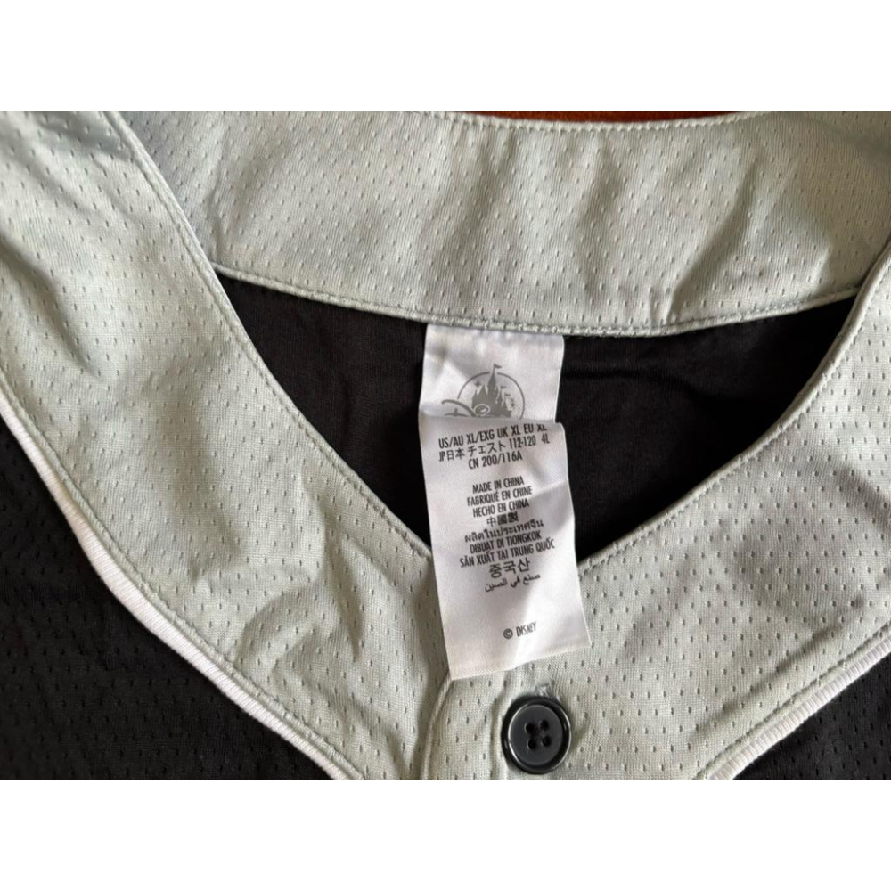 全新Disney迪士尼Disneyland棒球球衣 SZ XL-細節圖4
