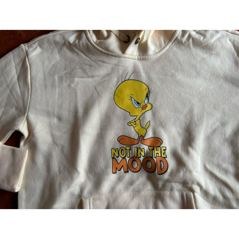 全新Looney Tunes Tweety崔弟帽T SZ S-細節圖2