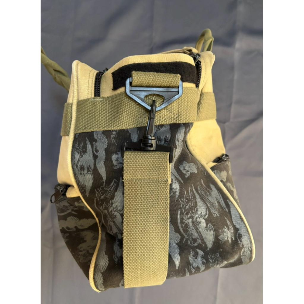 二手古著Vintage西海岸滑板大牌Fourstar Dufflebag旅行袋-細節圖4