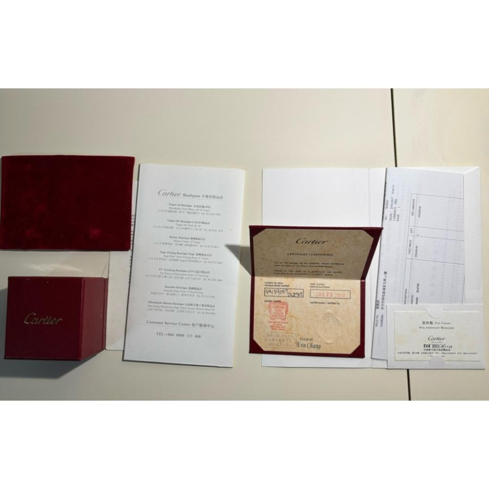 二手卡地亞CARTIER SOLITAIRE 1895 PT950卡地亞鉑金四抓單顆鑽戒指婚戒 49號 0.31克拉-細節圖2