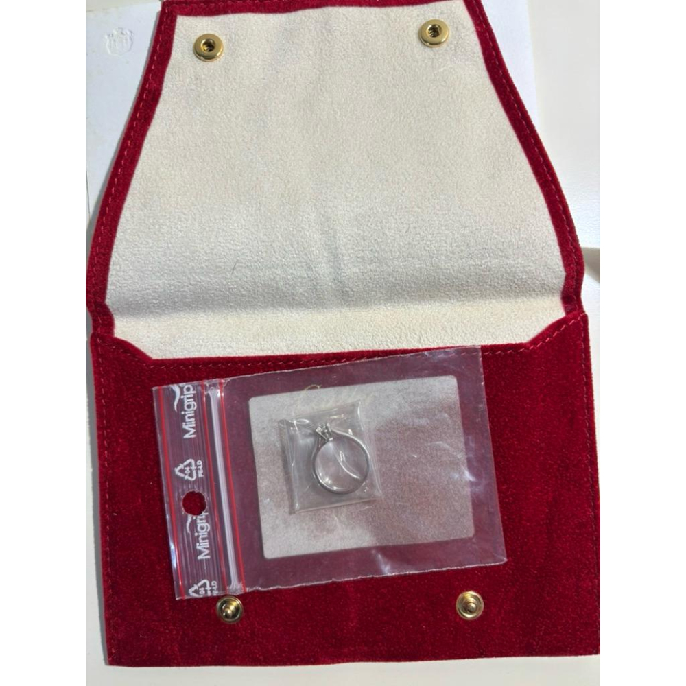 二手卡地亞CARTIER SOLITAIRE 1895 PT950卡地亞鉑金四抓單顆鑽戒指婚戒 49號 0.31克拉-細節圖4