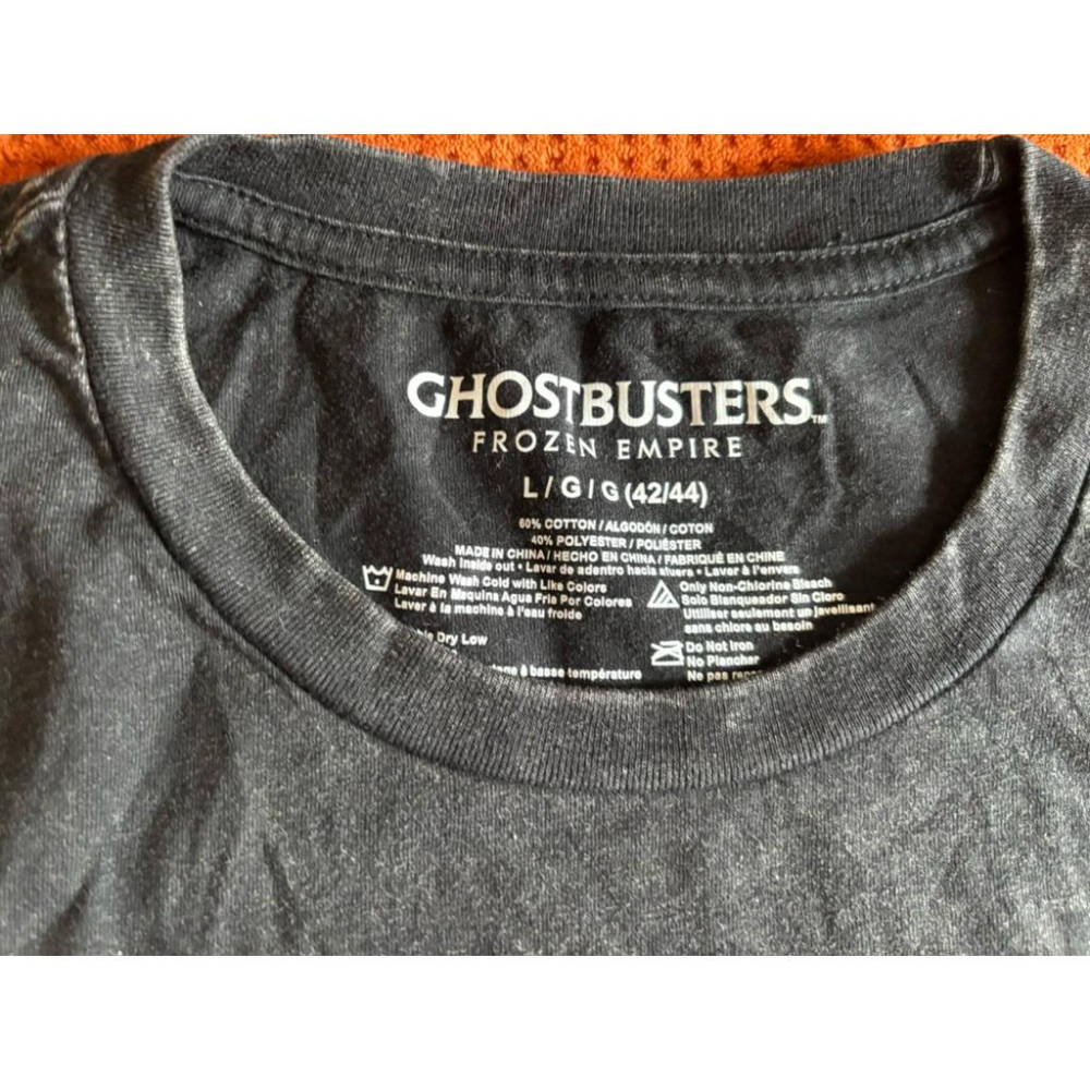 【Q2】全新洗舊Ghostbusters 短T SZ L-細節圖3