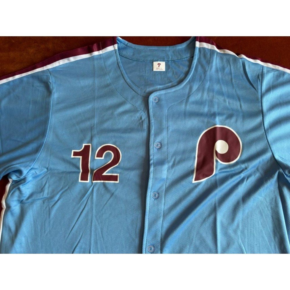 【D3】全新費城費城人Phillies Kyle Schwarber棒球球衣 SZ L-細節圖5