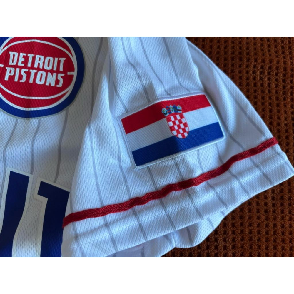 【P2】全新底特律活塞Detroit Pistons 313特殊活動棒球球衣 SZ M/L-細節圖4