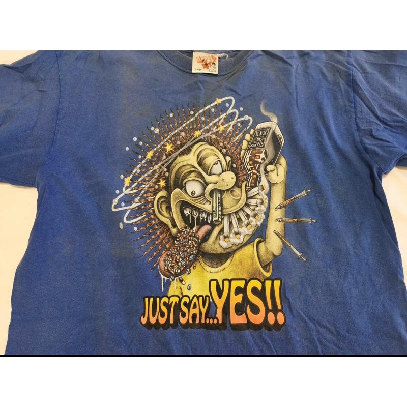 90’s二手古著Vintage潮牌Xlarge早期美製T恤 SZ L-細節圖2