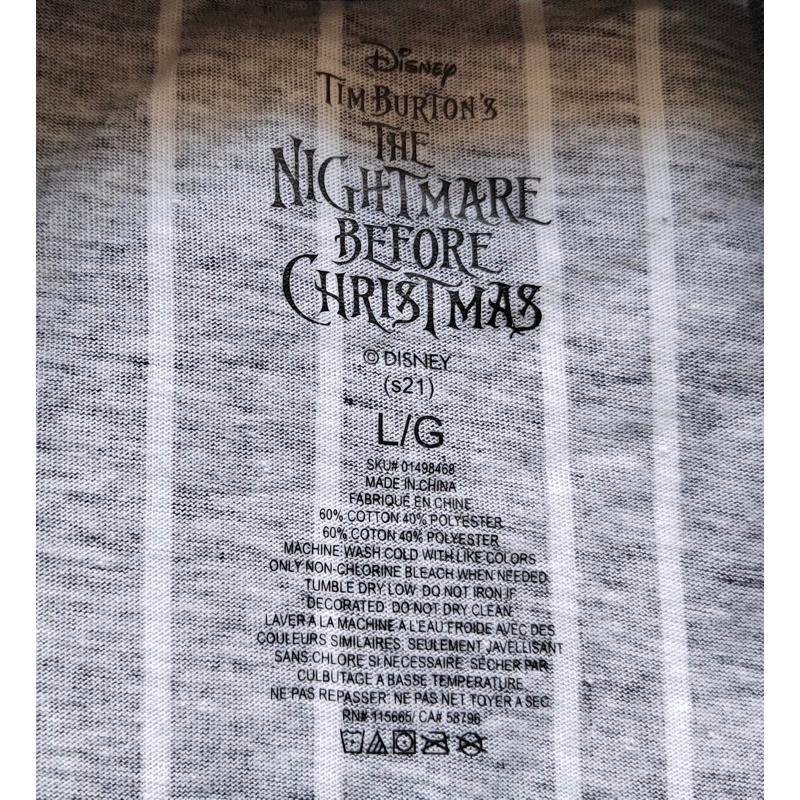 【C3】全新聖誕驚魂夜The Nightmare Before Christmas 短T SZ L-細節圖2