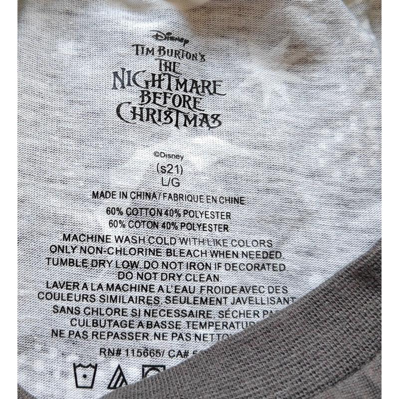 【C3】全新聖誕驚魂夜The Nightmare Before Christmas 短T SZ L-細節圖3