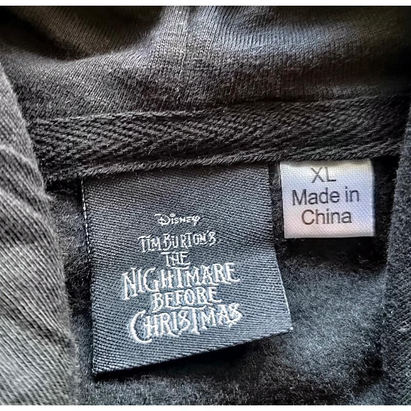 【I7】全新聖誕驚魂夜The Nightmare Before Christmas帽T  SZ XL-細節圖5