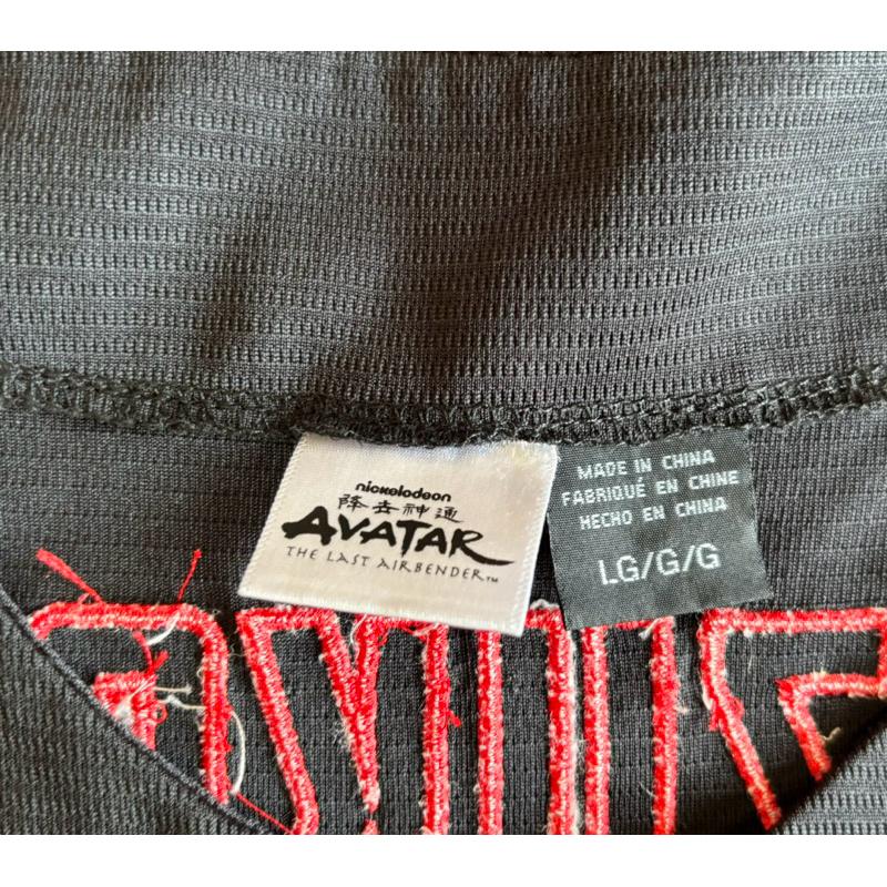 Lunchbox二手Avatar: The Last Airbender Fire Nation降世神通棒球球衣SZ L-細節圖4
