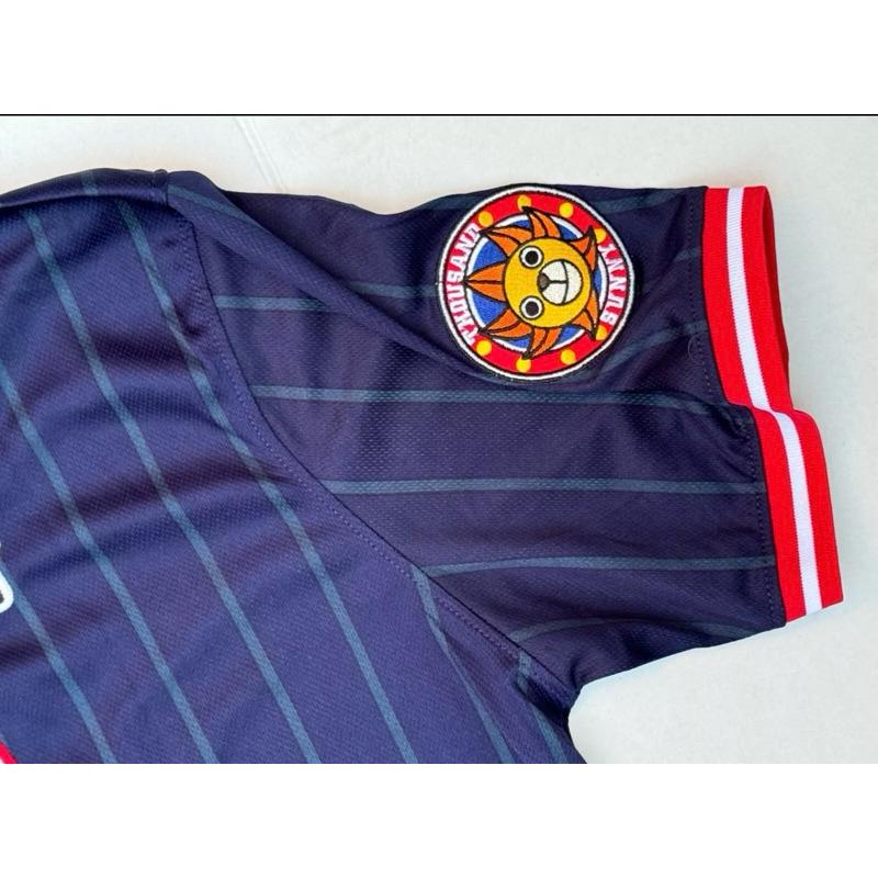 【O2】Boxlunch 全新One Piece航海王魯夫Luffy Straw Hat Jersey棒球球衣SZ L-細節圖5