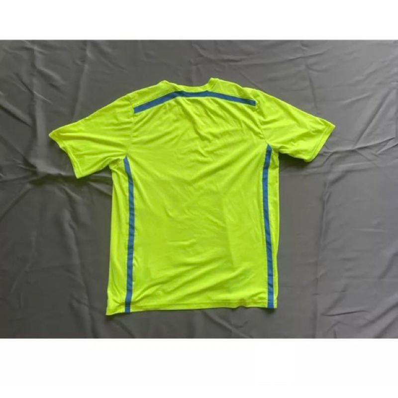 【B2】二手古著NIKE Vintage螢光色運動短T SZ L-細節圖4