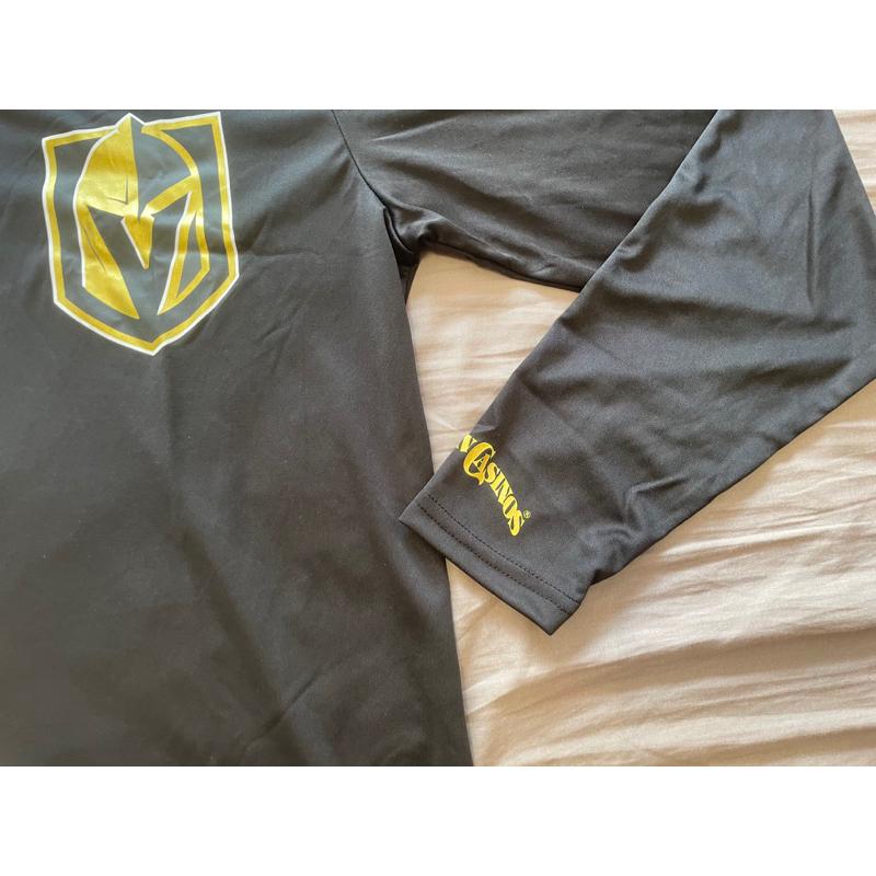 【C3】全新NHL Vegas Golden Knights運動薄長T SZ L-細節圖3