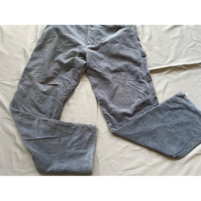 二手古著Vintage香港製造潮牌Xlarge燈芯絨長褲 SZ 32-細節圖2