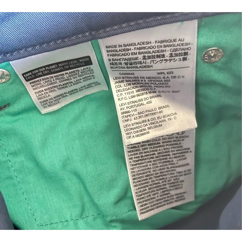二手Levi＇s 511 小直筒休閒褲W32 L30-細節圖3