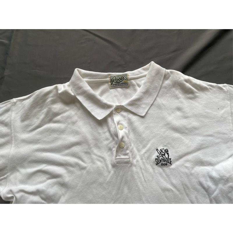 【B3】二手古著Vintage加拿大製造早期Roots Canada棉質Polo衫SZ XL-細節圖2