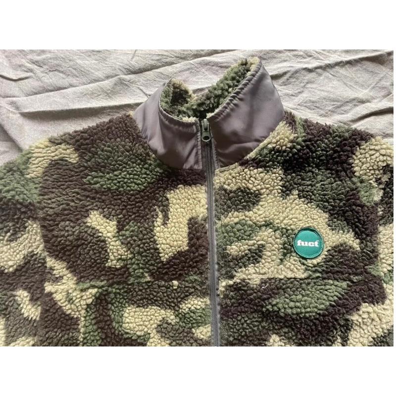 【M2】二手古著Vintage西海岸潮牌FUCT 迷彩外套 SZ L-細節圖3