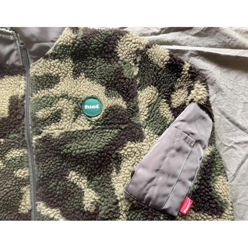 【M2】二手古著Vintage西海岸潮牌FUCT 迷彩外套 SZ L-細節圖4